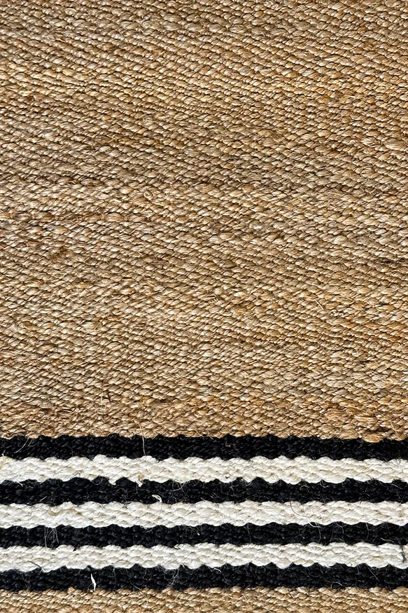 ALFOMBRA HAMPI JUTE 250X350 NATURAL BLACK - Alfombras, Uruguay | Vinibel, vista 2