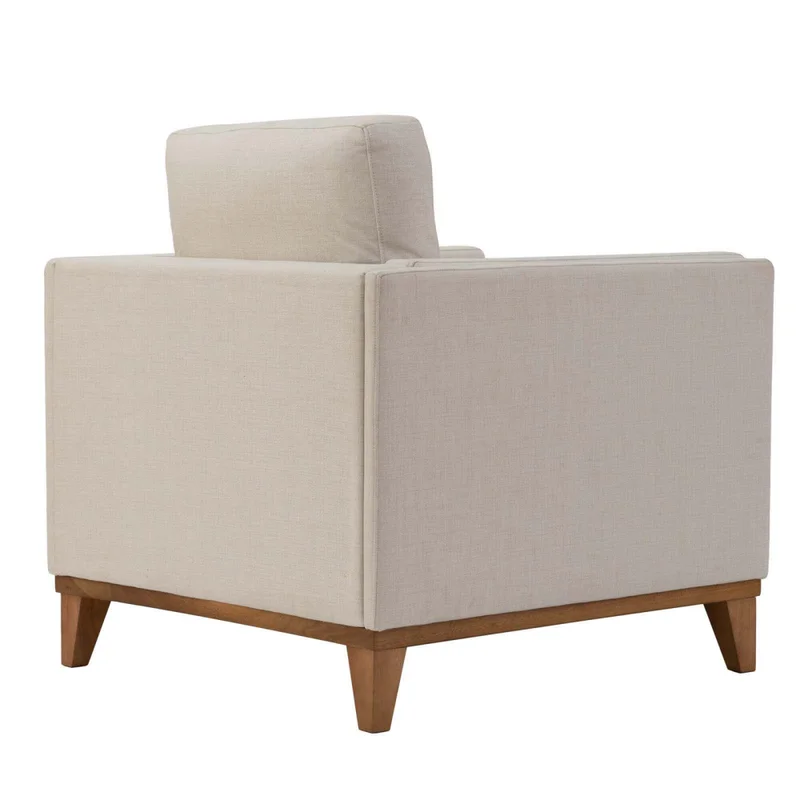 Butaca Tela-premium Blanco Luxor Premium Hueso en Beige - Sillones y sofás, Uruguay | Divino, vista 5