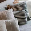 Funda de almohadón algodón 45x45cm - Rayas Taupe en Multicolor - Textiles, Uruguay | Buho Store, vista 6 de 7