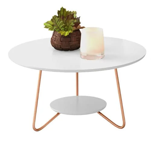 Mesa De Living Mesa Lateral Ratona Linea Retro Blanco - Mesas de living, Uruguay | Lais Muebles, vista 2
