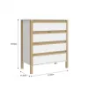 Comoda Combinado Madera 4 cajones - Cómodas, Uruguay | Que Sal Muebleria, vista 3 de 5
