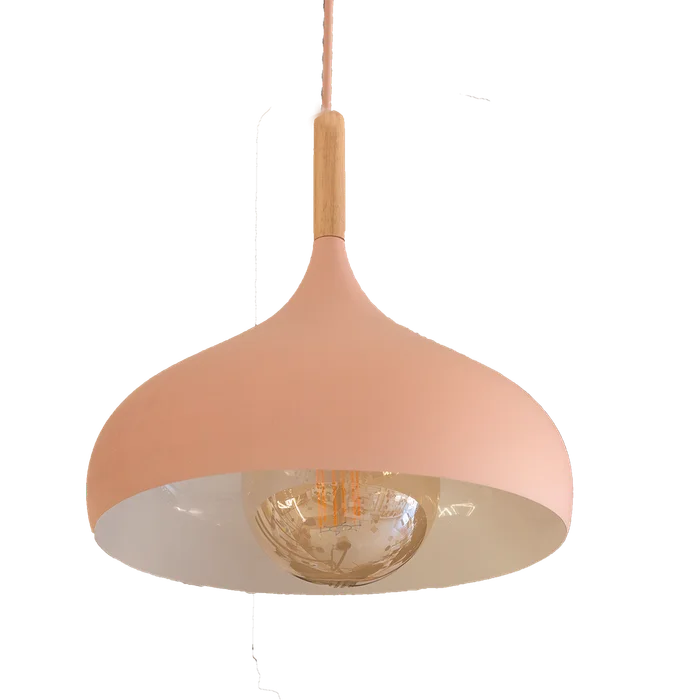 Colgante Nórdico Rosa - Aluminio y madera en Rosa
Gris
Rosa - Lámparas colgantes, Uruguay | Bascu House