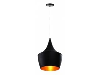 Lámpara de colgar 3 luces de aluminio E27 Negra en Negro, Uruguay | Que Sal Muebleria, vista 2