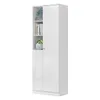 Multiuso Organizador Zapatera Lince 2 Puertas 7 Estantes con Nichos - Blanco en Blanco - Roperos y placares, Uruguay | Mulata, vista 4 de 9