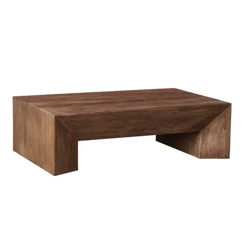 Mesa de centro Solid en Madera natural - Mesas de living, Uruguay | Satec