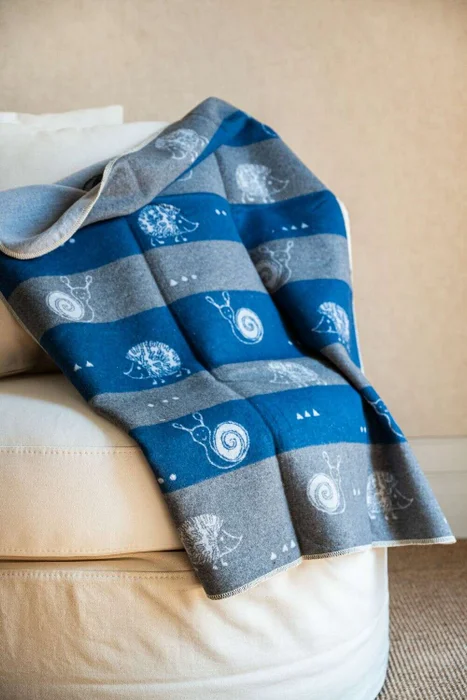 MANTA AUSTRIACA KIDS - ERIZO Y CARACOL 2 en Multicolor - Textiles, Uruguay | La Iberica, vista 2