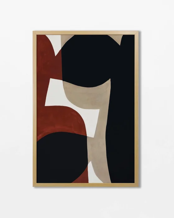 Abstractos Neutros - Serie N.09 en Multicolor - Láminas, Uruguay | La Cuadrería