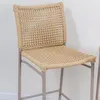 banqueta de barra en cuerda náutica beige y aluminio en Beige - Butacas, banquetas y puffs, Uruguay | Entrecasa, vista 6 de 6