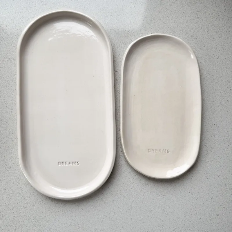 Plato oval XXL de cerámica - Decoración, Uruguay | Dreams On Time