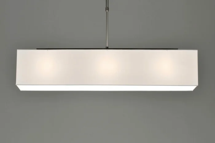 Colgante rectangular blanco en Blanco - Lámparas colgantes, Uruguay | La Perla, vista 7