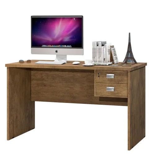 Escritorio Mesa Para Pc Computadora 2 Cajones Estudio Taurus - Escritorios y sillas de escritorio, Uruguay | Muebles Express