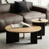 MESA AUXILIAR OSLO Natural CIRCULAR - Mesas de comedor, Uruguay | Viasono, vista 4 de 4
