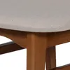 Silla Cleo - Nogal - Respaldo tapizado - Tela Rústica - Natural 93 en Beige - Butacas, banquetas y puffs, Uruguay | NYR, vista 5 de 6