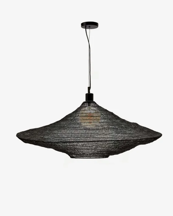 Lámpara de techo Makai de metal con acabado negro - Ø 87 cm en Negro - Lámparas colgantes, Uruguay | Kavehome