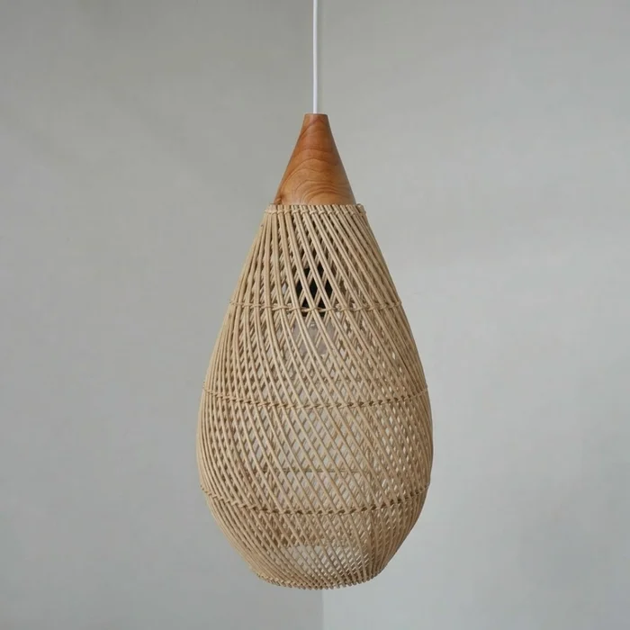 Lámpara Olea en Material: Ratán - Lámparas colgantes, Uruguay | Casakos, vista 3