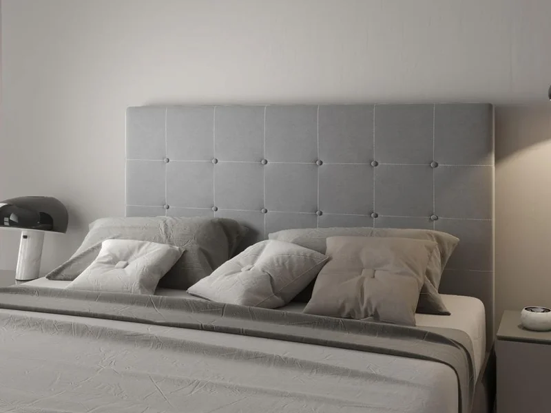 Respaldo 2 Plazas Imperial 1.40 en Gris - Muebles, Uruguay | Soy Hogar, vista 4