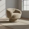 Butaca Tela-premium Marron Poodle Taupe en Beige - Sillones y sofás, Uruguay | Divino, vista 1 de 6
