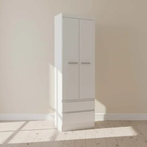 Placard Ropero 2 Puertas Mdp Blanco 0200r Viena en Blanco - Roperos y placares, Uruguay | Divino