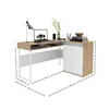 Escritorio esquinero Chicago - White y Aveiro en Blanco - Escritorios y sillas de escritorio, Uruguay | NYR, vista 5 de 5