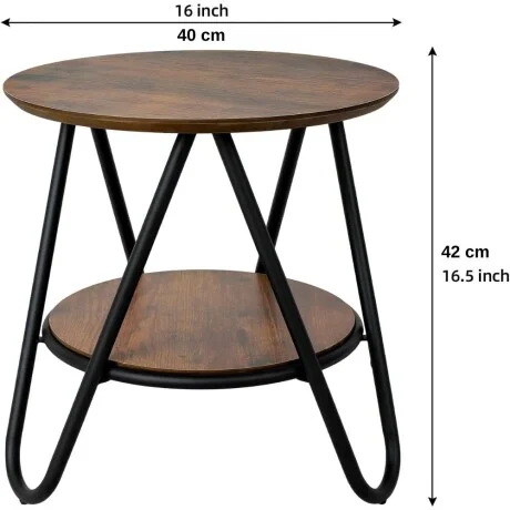 Mesa lateral Ace en Marrón - Mesas de living, Uruguay | La Cueva Muebles, vista 10
