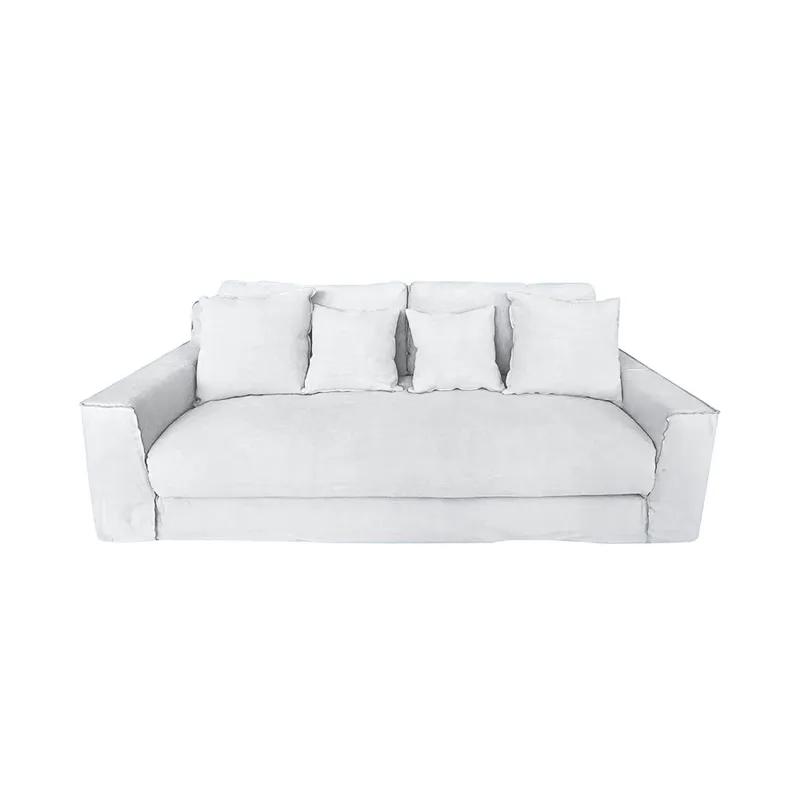 Sofá Sand, 3 Cuerpos - Blanco en Blanco - Sillones y sofás, Uruguay | Indian