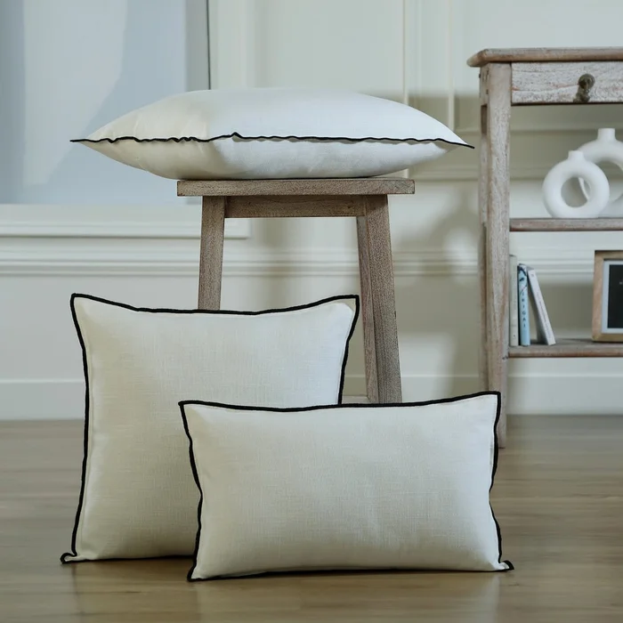 Almohadones en lino con vivos - Sillones y sofás, Uruguay | Pieza Clave, vista 17