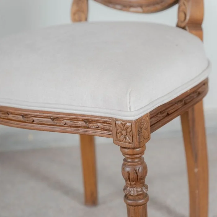 Silla Luis XVI en Madera natural - Sillas, Uruguay | Fábrica Italiana, vista 4