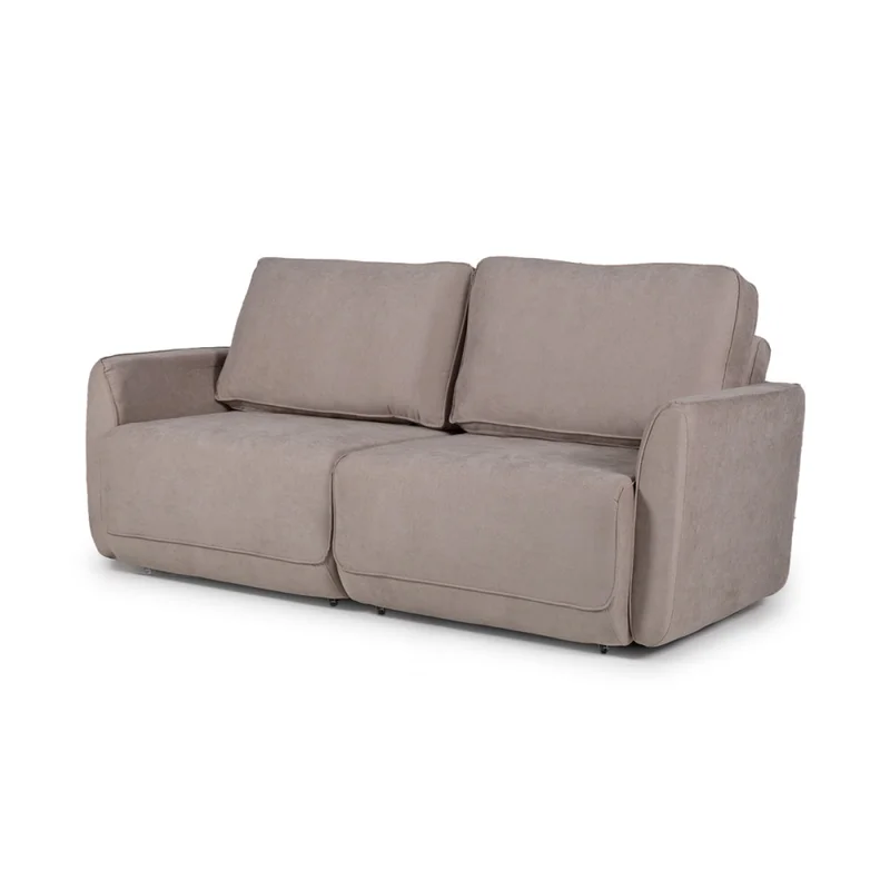 Sofá Cama Ravena - Tela Microfibra - 9249 (Tostado) en Beige - Sillones y sofás, Uruguay | NYR, vista 3
