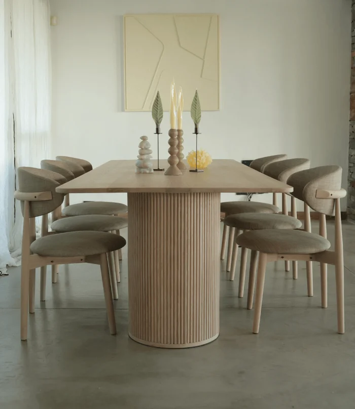 MESA COMEDOR LORENA ROBLE - Mesas de comedor, Uruguay | Masinfinito Casa, vista 2