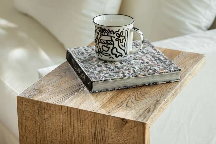 MESA AUXILIAR - OLMO NATURAL en Madera natural - Mesas de living, Uruguay | La Iberica, vista 12