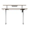 Escritorio Regulable Metal-y-mdf Marron Aileron en Marrón - Escritorios y sillas de escritorio, Uruguay | Divino, vista 4 de 4