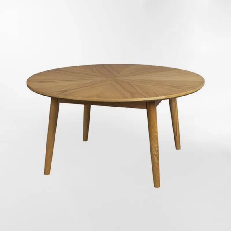 Mesa de centro FABIO Natural REDONDO/A en Madera natural - Mesas de comedor, Uruguay | Viasono
