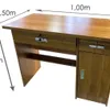 ESCRITORIO MDF CAJON Y LLAVE 897 en Marrón - Escritorios y sillas de escritorio, Uruguay | Igoa, vista 3 de 5