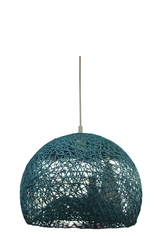 Luminaria Colgante Hongo 30cm - Hilo de cartón en Marrón - Lámparas colgantes, Uruguay | Bascu House, vista 3