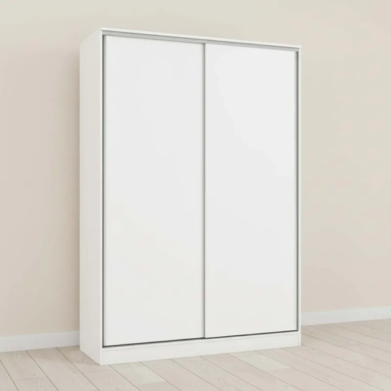 Placard 2 Puertas Mdp Blanco Oxford en Blanco - Roperos y placares, Uruguay | Divino