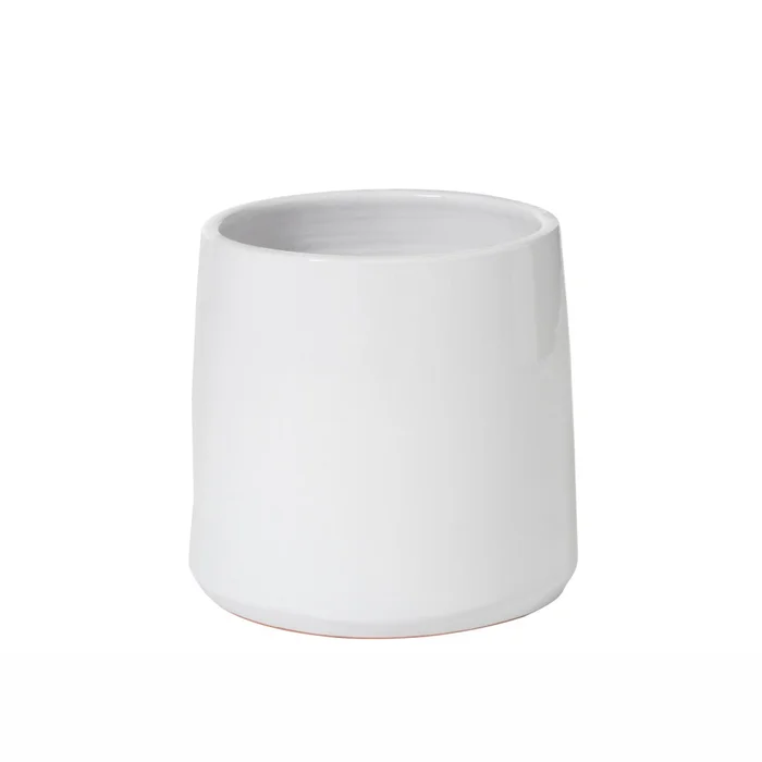 Maceta Ceramica Blanco Renn en Blanco - Jarrones, Uruguay | Divino