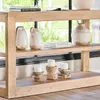 BIBLIOTECA / CONSOLA CON ESTANTE TAURET en Madera natural - Bibliotecas, Uruguay | La Iberica, vista 1 de 9