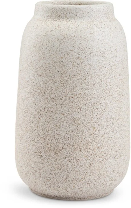 Jarrón KARLANTON Ø14xH23 cm blanco en Blanco - Jarrones, Uruguay | JYSK