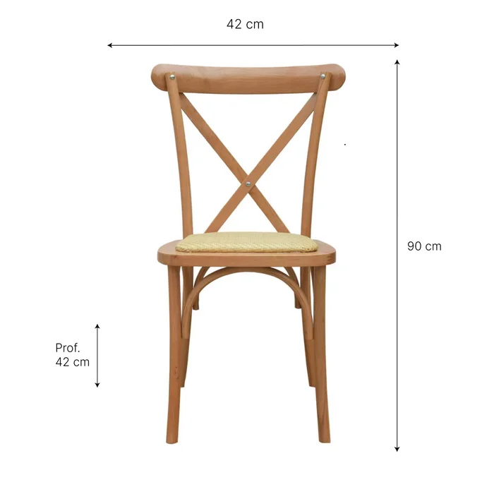 Silla Moderna de Diseño 100% Madera con Respaldo Curvo en Madera natural - Sillas, Uruguay | Soy Hogar, vista 5