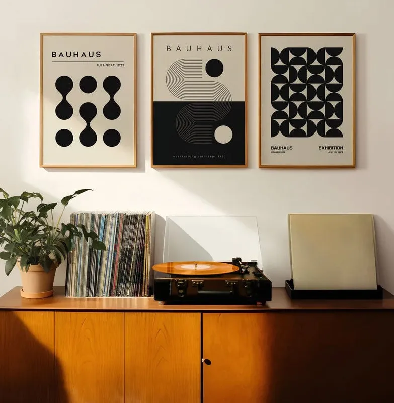 Bauhaus - Black Vintage en Multicolor - Láminas, Uruguay | La Cuadrería