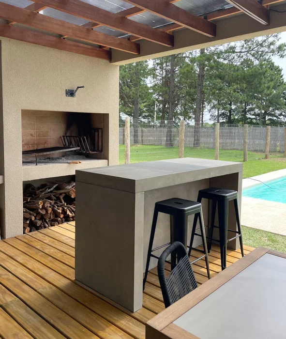 Barra exterior recta - Muebles para el exterior, Uruguay | Mezcla