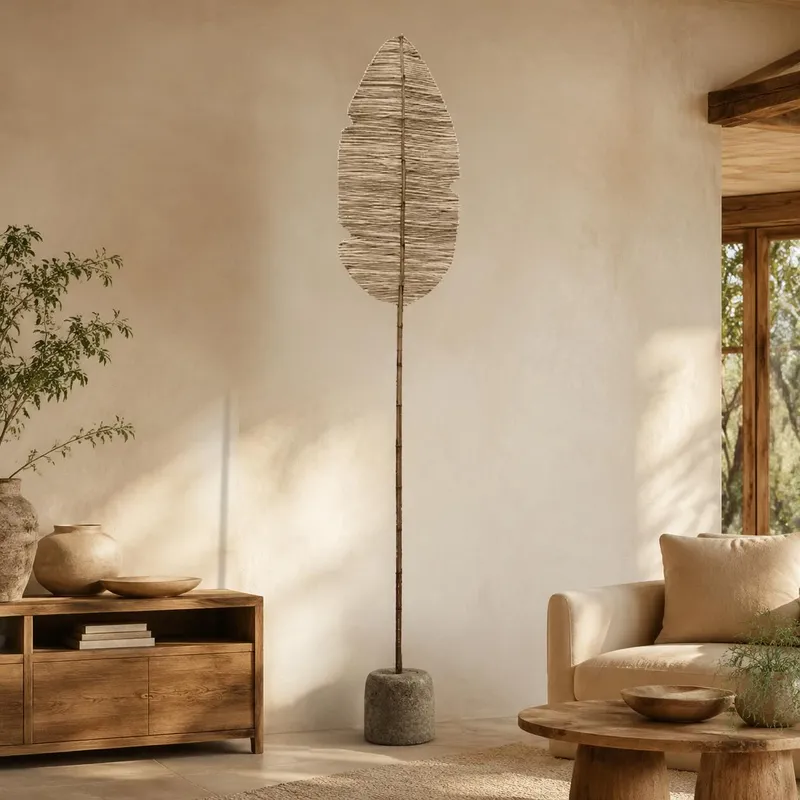 Palma De Rattan 2 mts en Madera natural - Decoración, Uruguay | Camino a Casa