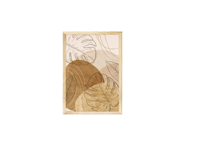 Lámina con Marco de Madera en Madera natural - Decoración de pared, Uruguay | Finkel, vista 2