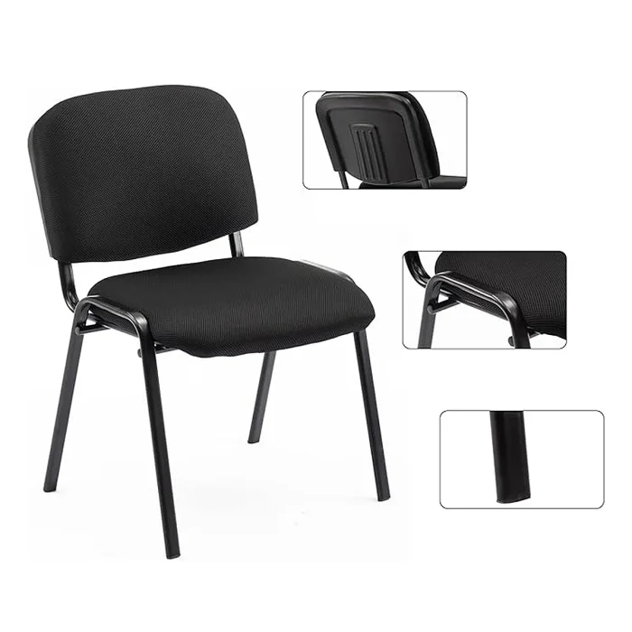 Silla de Oficina Fija Apilable Tapizada - Work - Escritorios y sillas de escritorio, Uruguay | Delta Center, vista 3