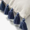 Almohadón Tandani de algodón beige con elefante bordado azul 30 x 50 cm en Blanco - Textiles, Uruguay | Kavehome, vista 3 de 4