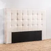 Respaldo Capitoneado Jean - Beige en Beige - Dormitorio, Uruguay | Aihaus, vista 2 de 3