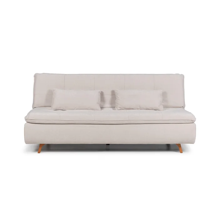 Sofá Cama Maira - Tela Microfibra - 10285 (Beige) en Beige - Sillones y sofás, Uruguay | Nyr, vista 4