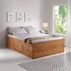 Cama 2 Plazas Linea Naturale C/cajones - ROBLE en Madera natural - Dormitorio, Uruguay | La Cueva Muebles, vista 3 de 12