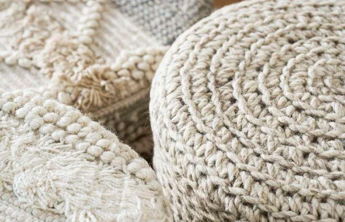 BANQUITO WOOL en Blanco - Butacas, banquetas y puffs, Uruguay | La Iberica, vista 3
