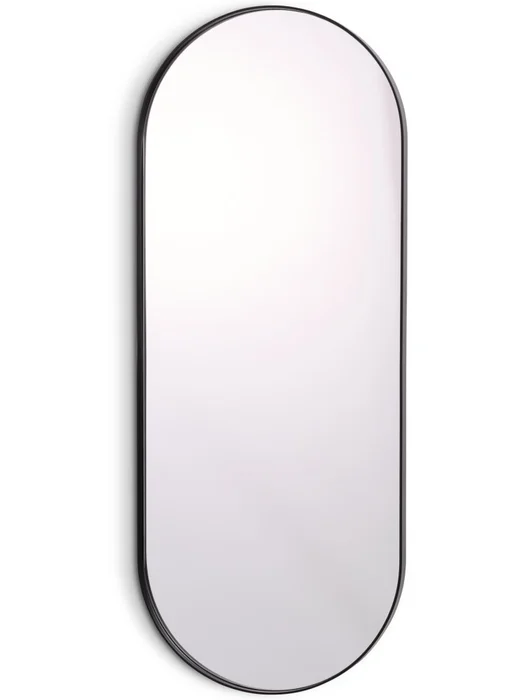 Espejo MARSTAL oval 40x100 negro en Negro - Espejos, Uruguay | JYSK